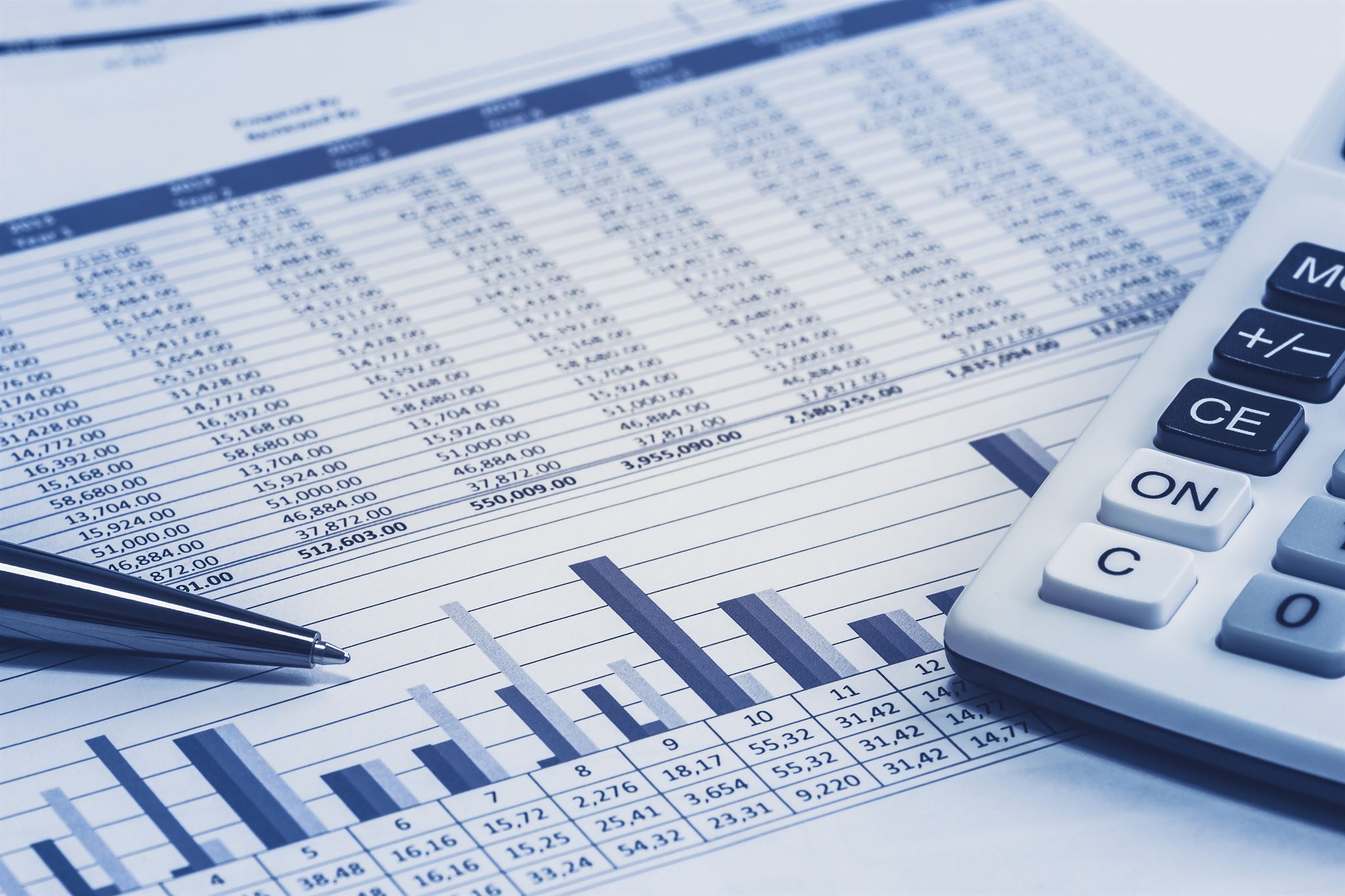 Financial planning documents and calculator