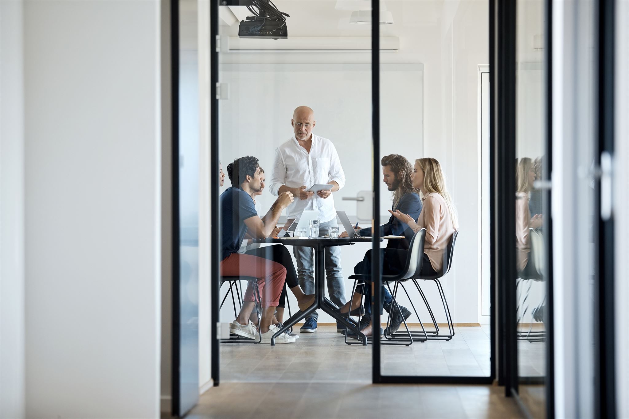 Teammeeting zur Personalstrategie